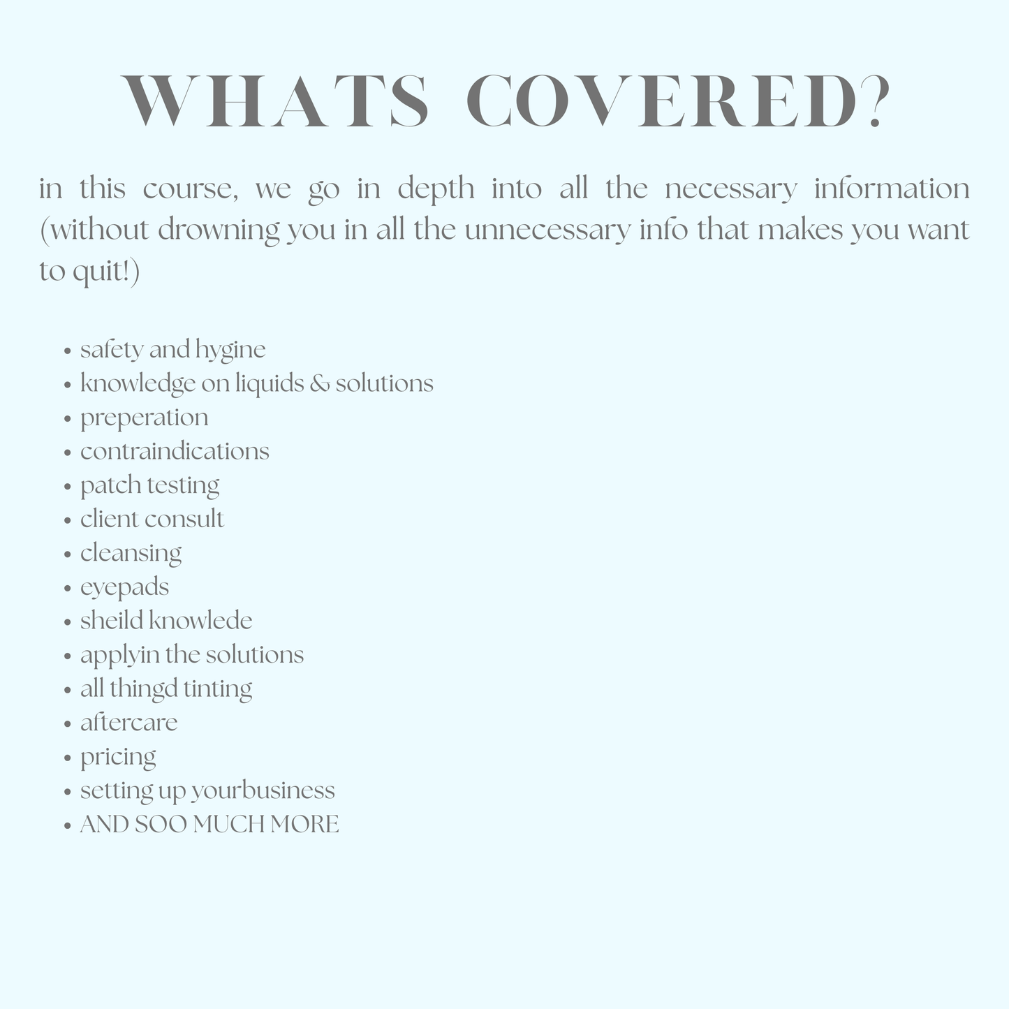 LASH LIFT+ TINT TRAINING BEGINNER TO CONFIDENT- ONLINE