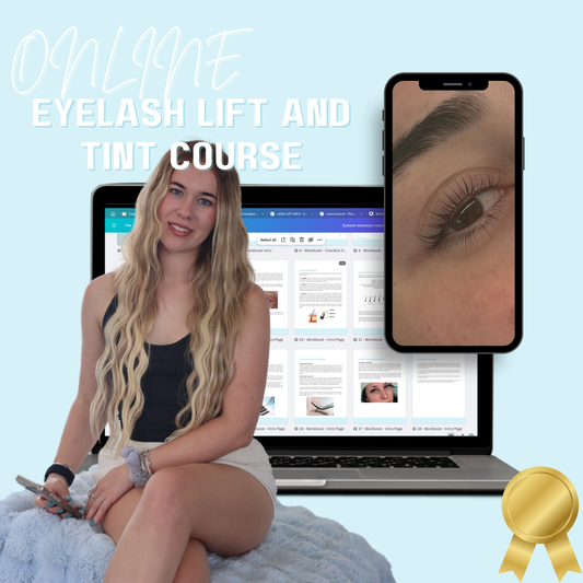 LASH LIFT+ TINT TRAINING BEGINNER TO CONFIDENT- ONLINE